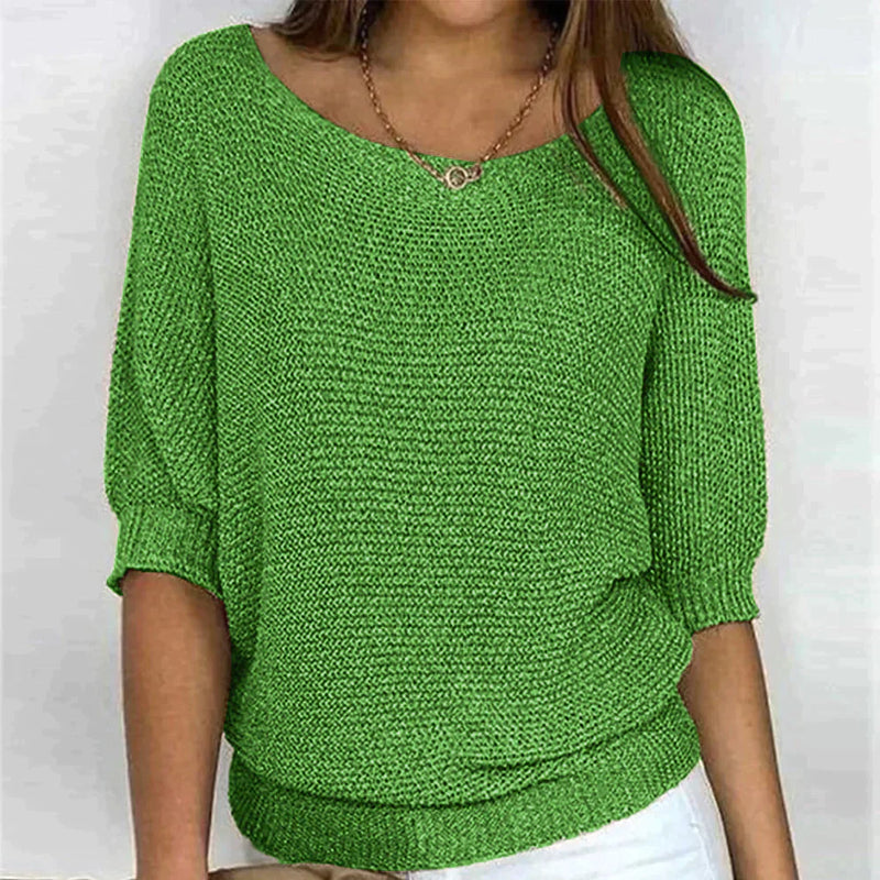 Pull-over en maille chic et douillet pour les superpositions d'automne