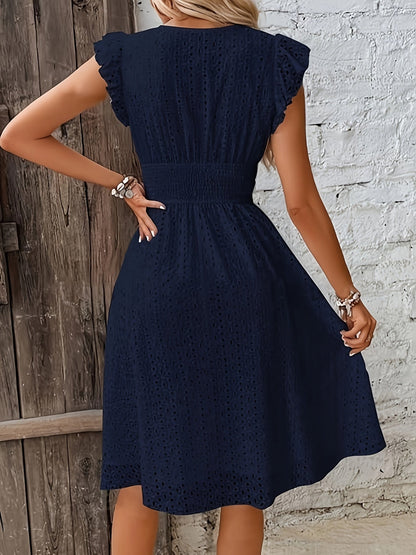 Darianne™ - Robe Portefeuille Élégante à Taille Froncée pour un Look Printanier et Estival