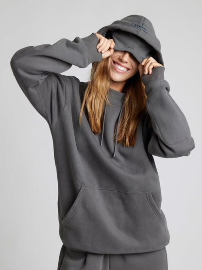 Sweat à Capuche de Voyage Confortable avec Graphique Mode Avion