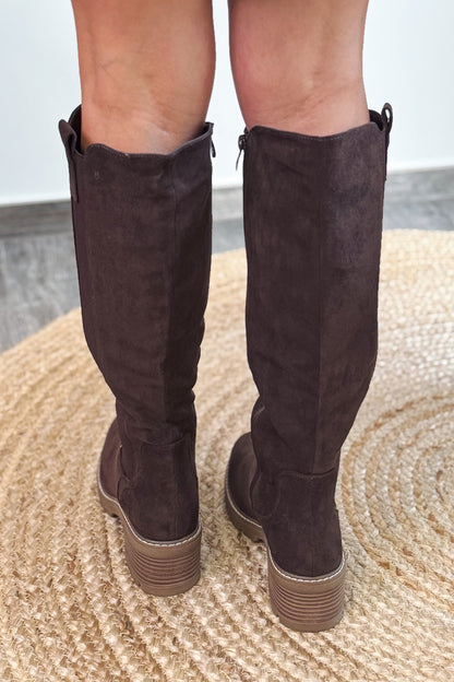 Bottes Petits Talons Choco