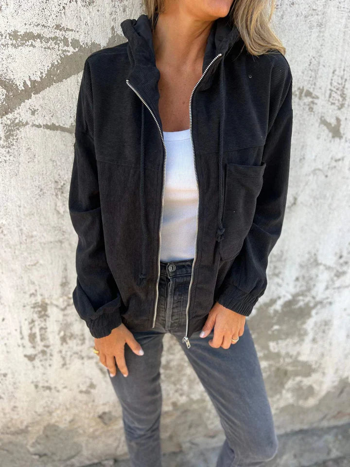 Andria™ | Veste Décontractée en Velours Côtelé