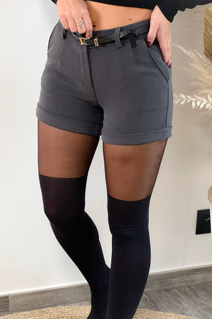 Short Cléo Gris
