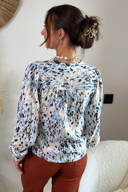 Blouse Caroline Bleu Marine JDY