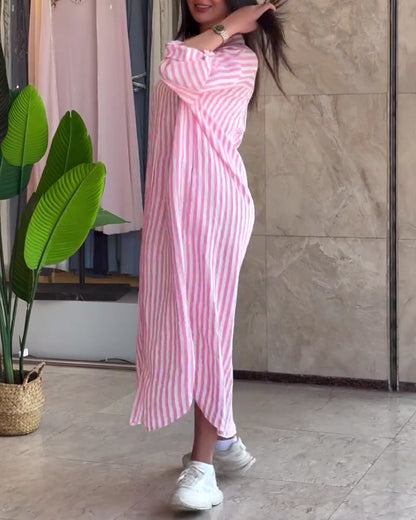 Junar™ | Robe Rayée Décontractée
