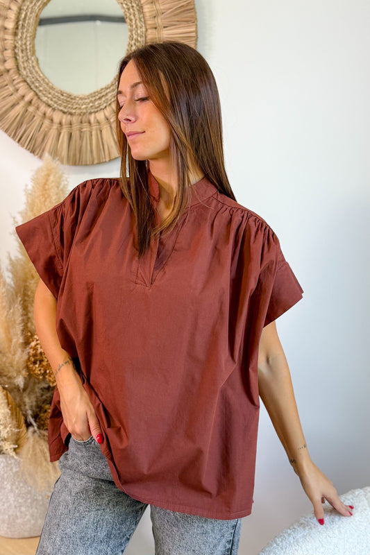 Chemise Roxanne Brique