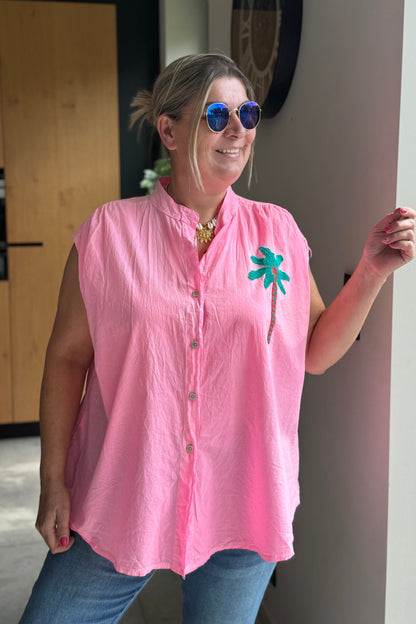 Chemise Pimpa Rose Fluo