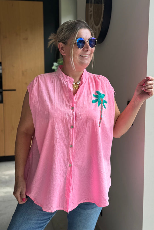 Chemise Pimpa Rose Fluo