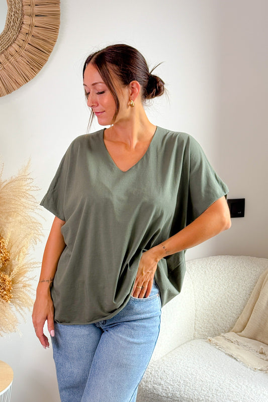 T-Shirt Barbara Kaki