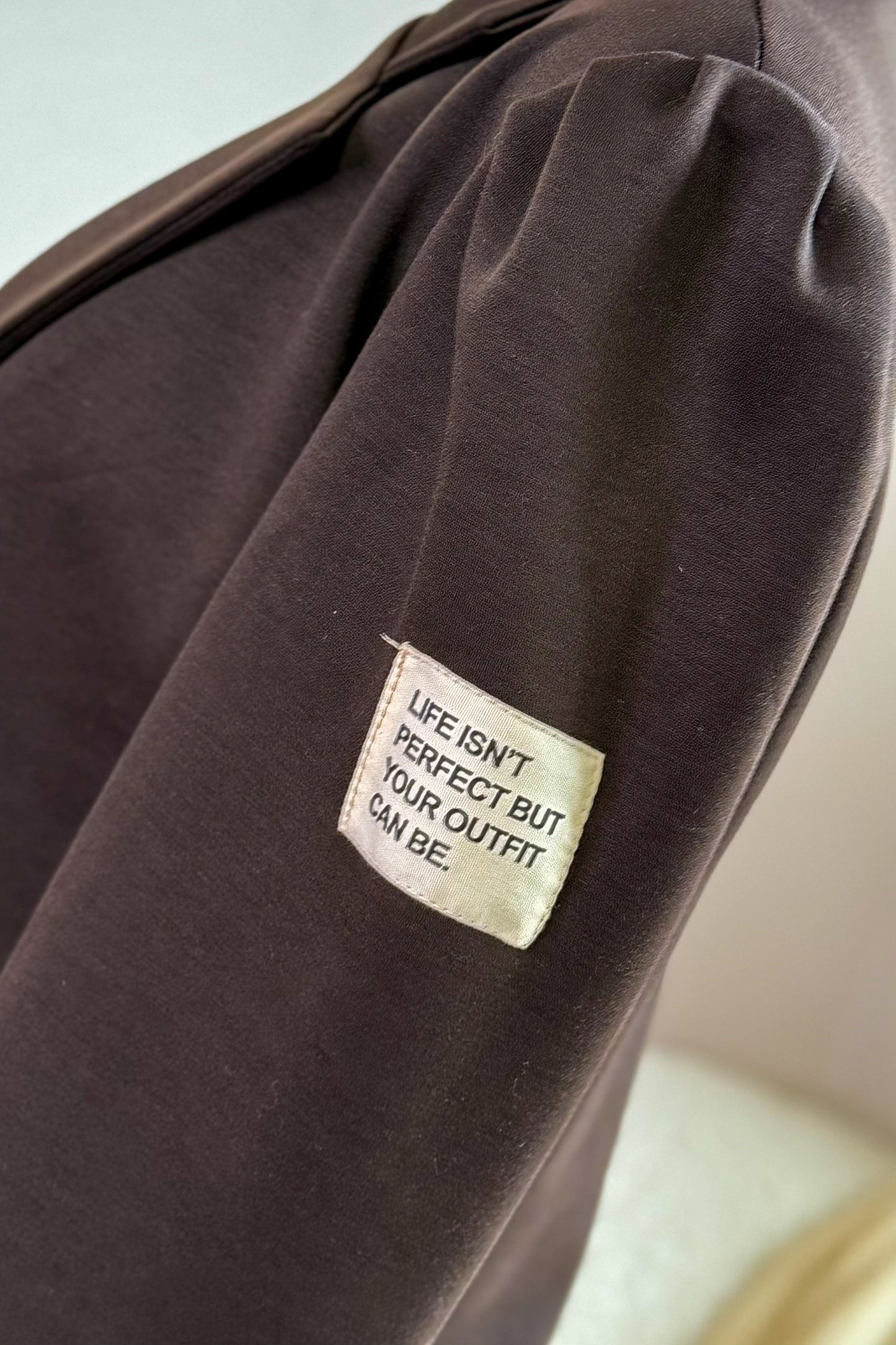 Blazer " Life Isn't Perfect..." Choco
