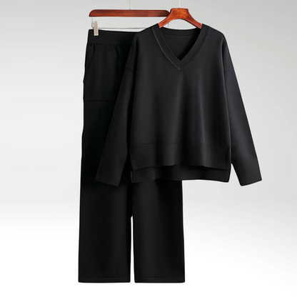 Luxe V-Neck Two Piece Set