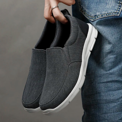 Mocassins Plats En Tissu Tendance Pour Homme