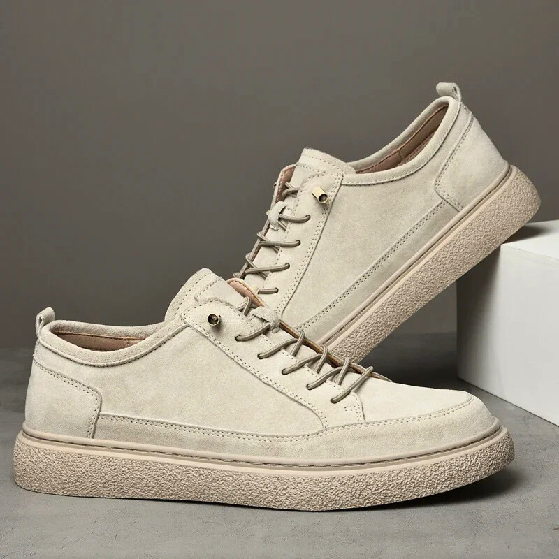 Baskets En Daim À Lacets Tendance Pour Homme
