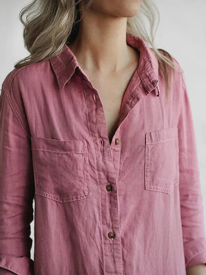 Combinaison Longue Femme à Manches Longues Boutonnée