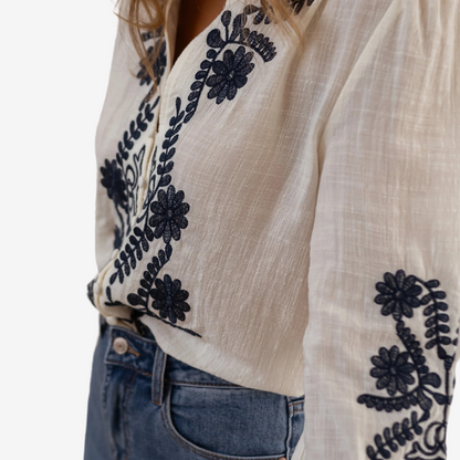 Isaure™ Haut à Broderies