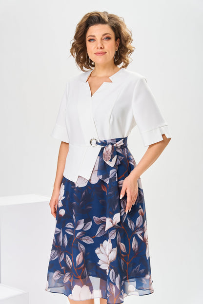 Adelisa™ - Robe en Coton et Soie de Haute Qualité pour une Élégance Naturelle