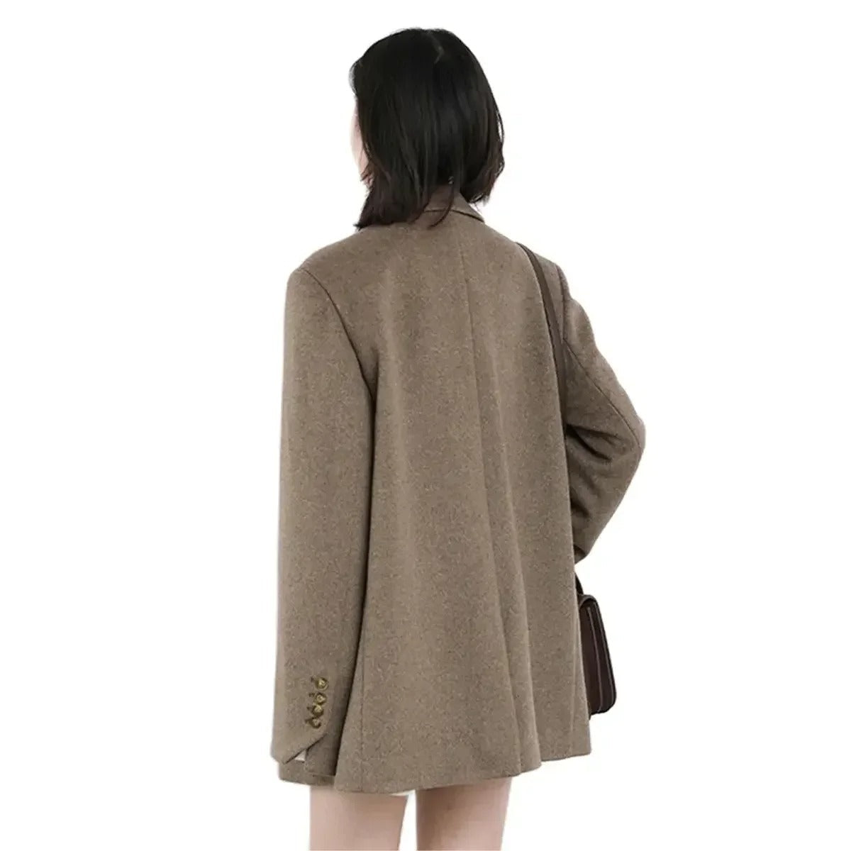 Sali™ | Manteau en Laine Mi-Long