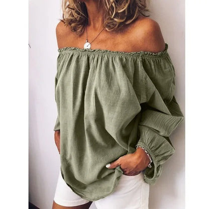 Blouse Épaules Dénudées Bohème