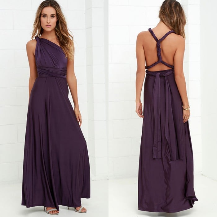 Robe convertible 15 en 1 avec plusieurs options de style