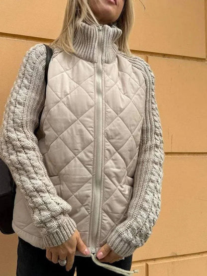 Cardigan en maille douillet d'automne