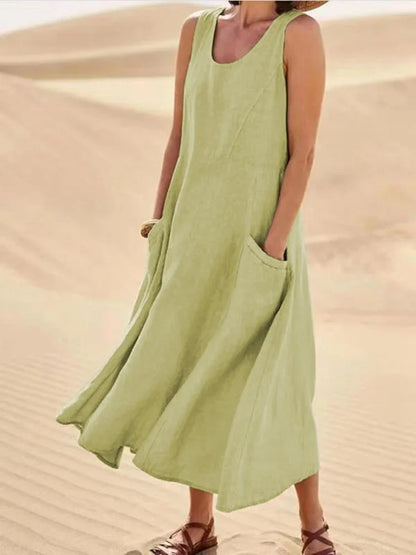 Robe sans manches pour femmes