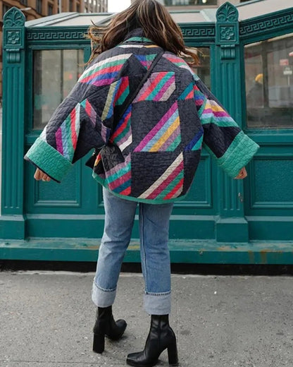 Veste décontractée vintage surdimensionnée
