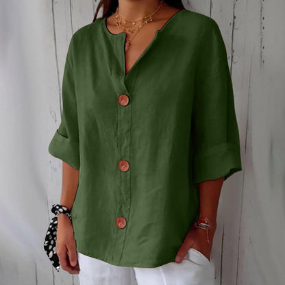 Chemise Maryline Décontractée En Lin