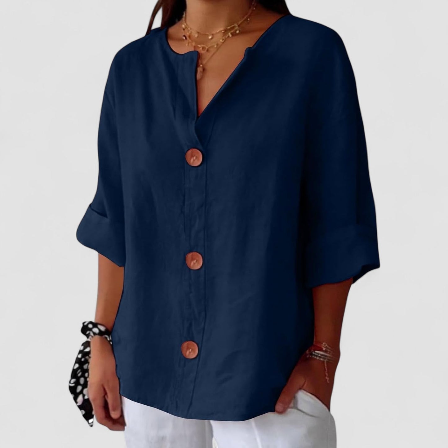 Chemise Maryline Décontractée En Lin