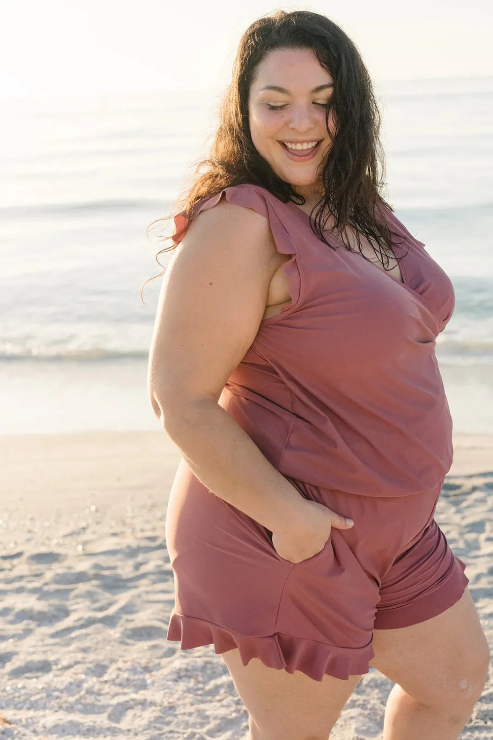 Maillot de bain gainant avec soutien-gorge intégré
