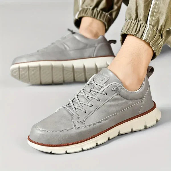 Baskets En Cuir À Lacets Tendance Pour Homme