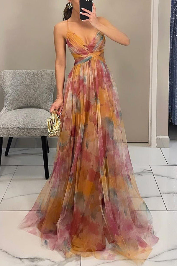 Vaëlia™ | Élégante Maxi-Robe Florale