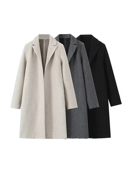Shela™ | Manteau Long Élégant