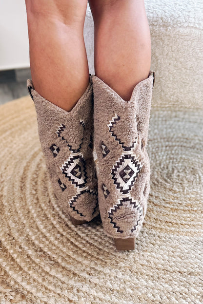 Botte Style Santiag Ginela Beige