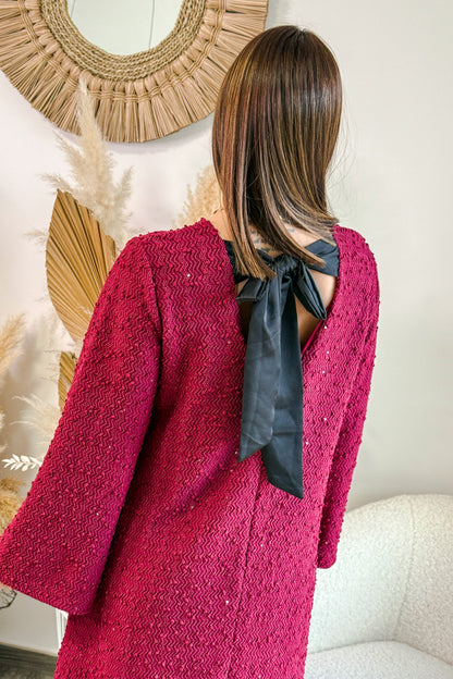 Robe Salomé Bordeaux