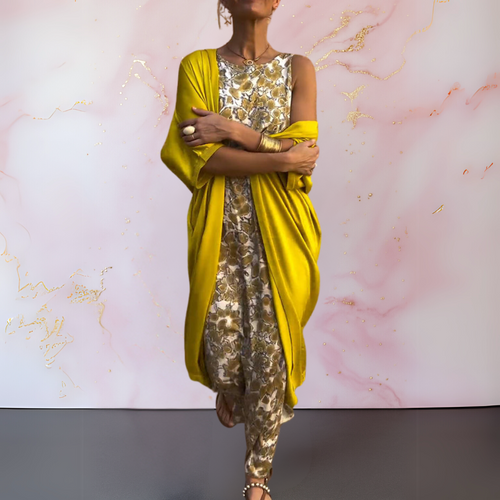 Zephyra™ - Robe Élégante avec Gilet pour un Look Sophistiqué et Confortable