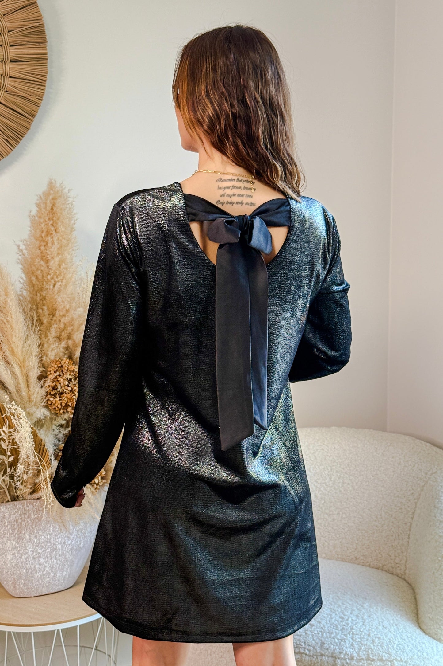 Robe Priscilla Velours Noir