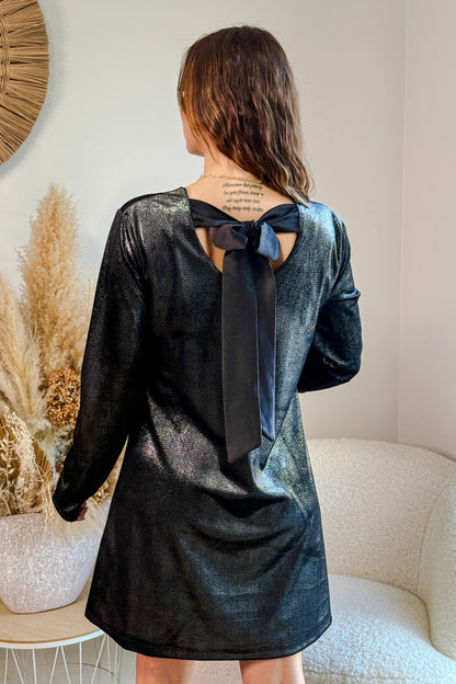 Robe Priscilla Velours Noir