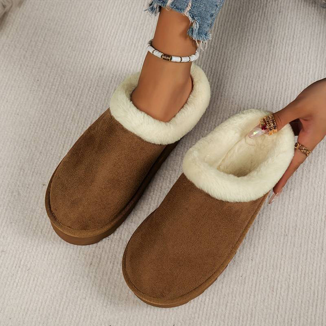 Chaussons Femme Douillets en Polaire, Faciles à Enfiler