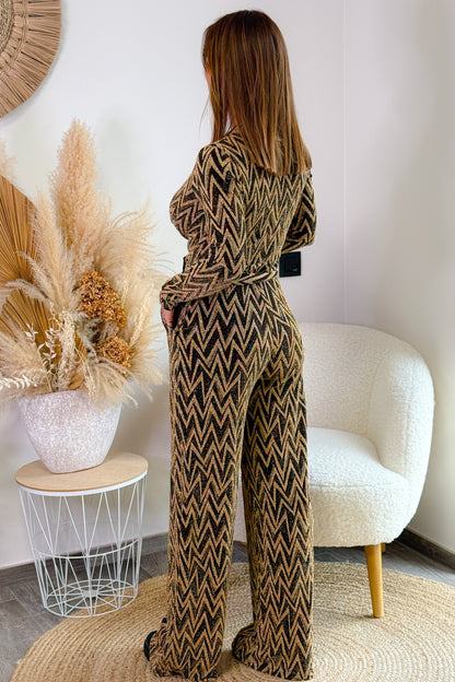Combi Pantalon Diana Choco