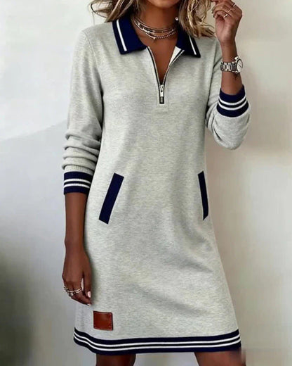 Robe Zippée Élégante