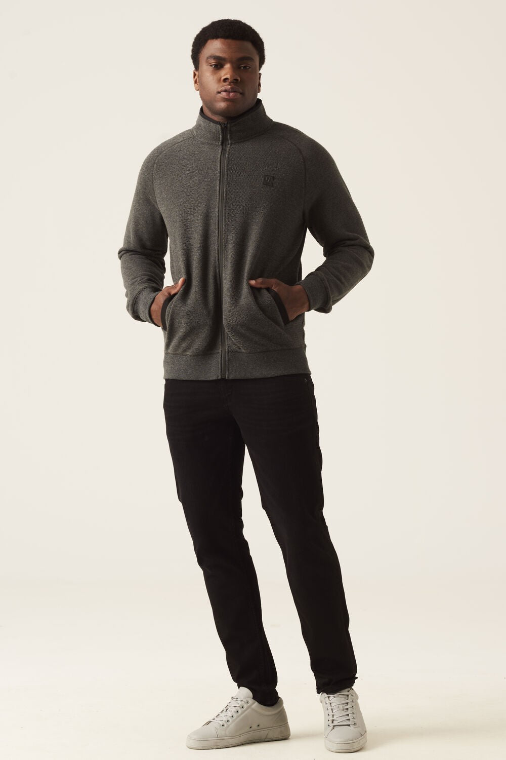 CARDIGAN GRAPHITE GARCIA