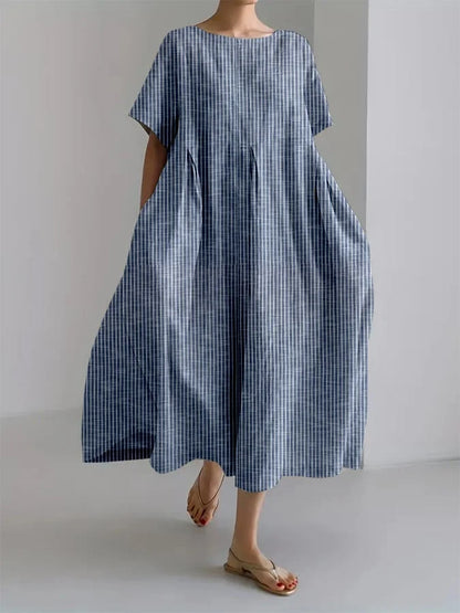 Bianca | Robe longue décontractée au style vintage et à la coupe agréable