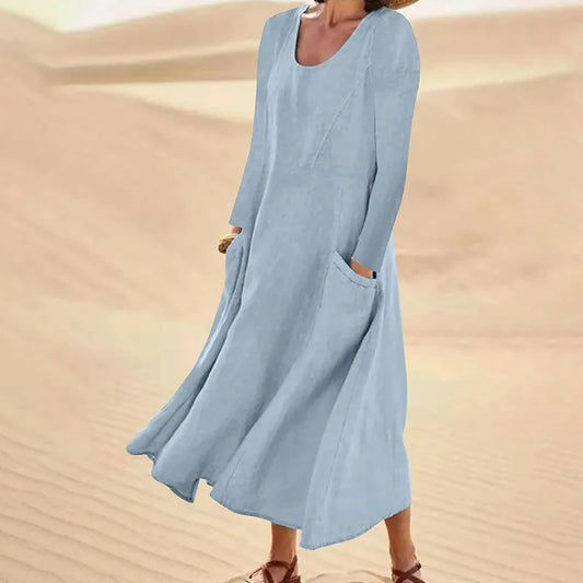 Donin™ | Robe Longue En Lin