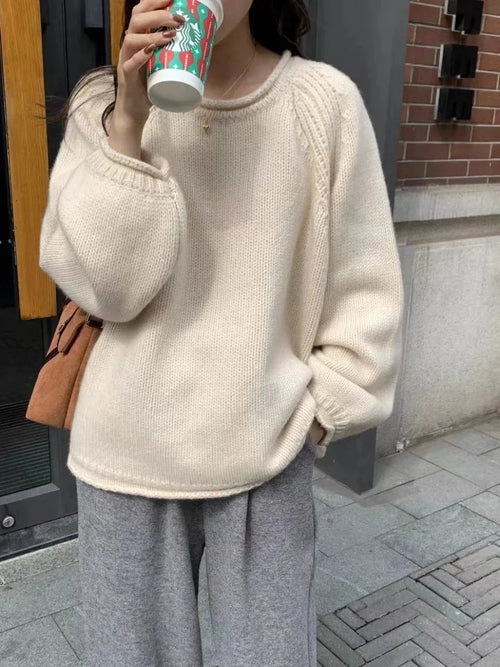 Pull en maille surdimensionné et confortable pour un style décontracté