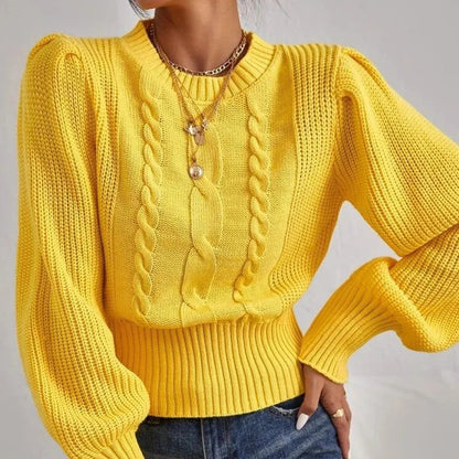 Pull en maille douce et confortable avec design élégant à chaîne