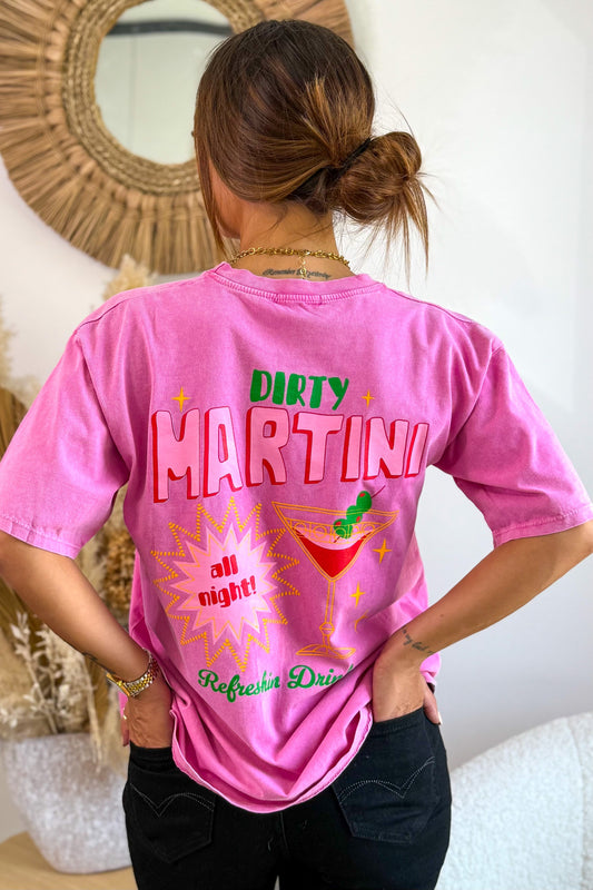 T-Shirt " Martini" Rose
