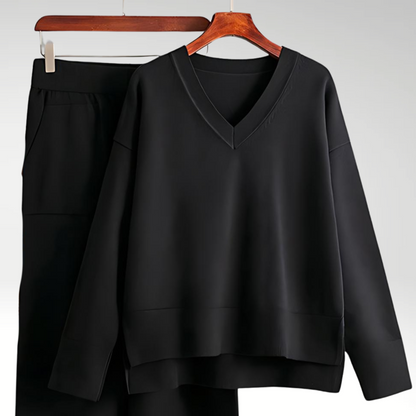 Luxe V-Neck Two Piece Set