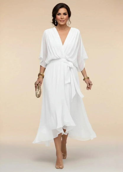 Alizée™ | Robe fluide à col en V