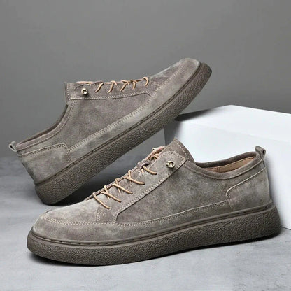 Baskets En Daim À Lacets Tendance Pour Homme