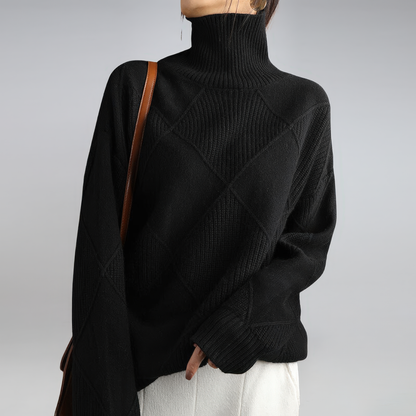 COLETTE™ | Col montant en cachemire doux