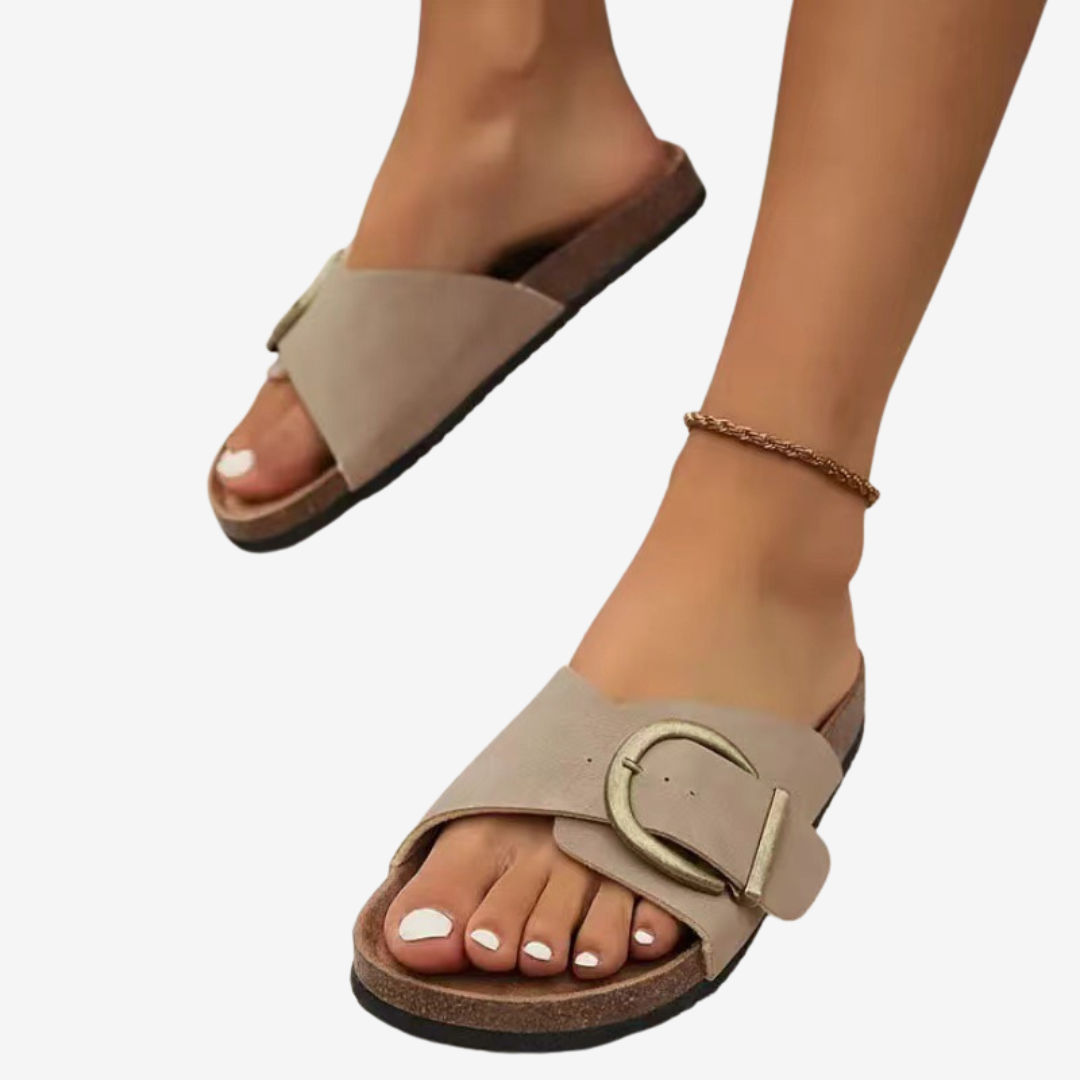 Sabine™ Sandale Boucle Dorée